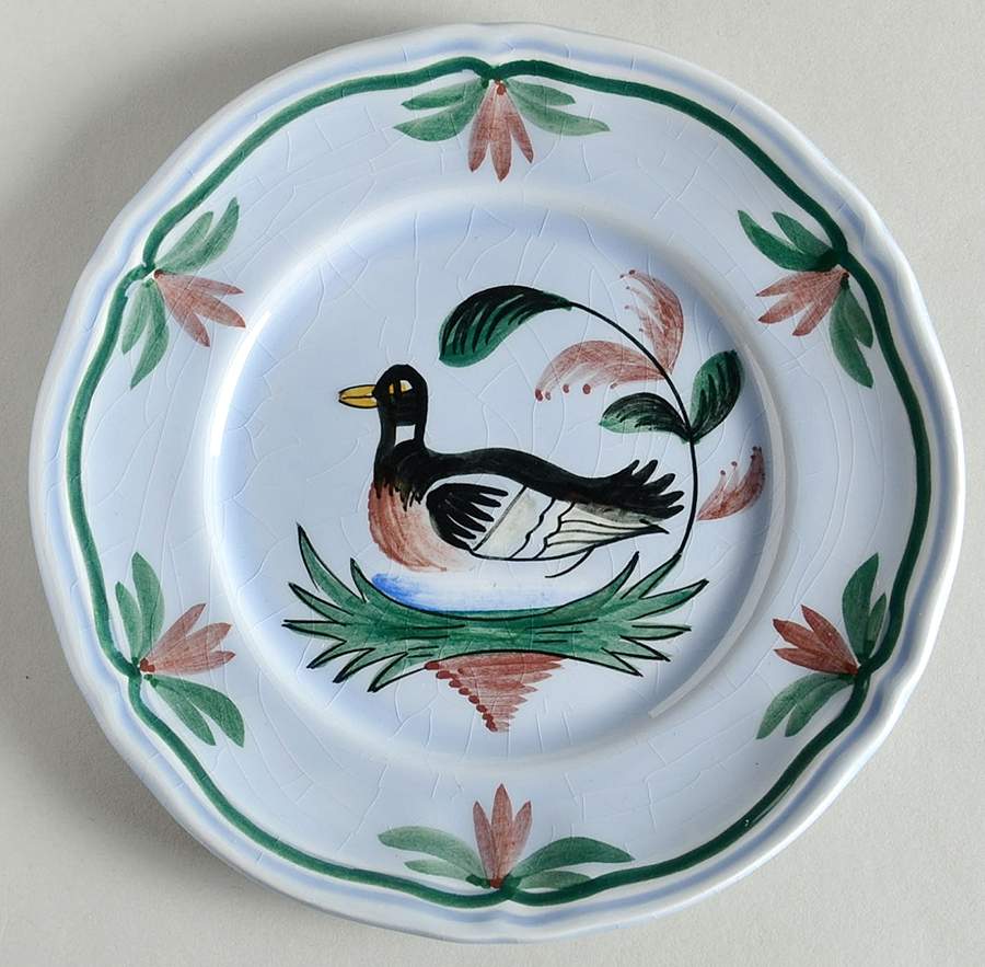Blue Duck Bread & Butter Plate by Longchamp-1