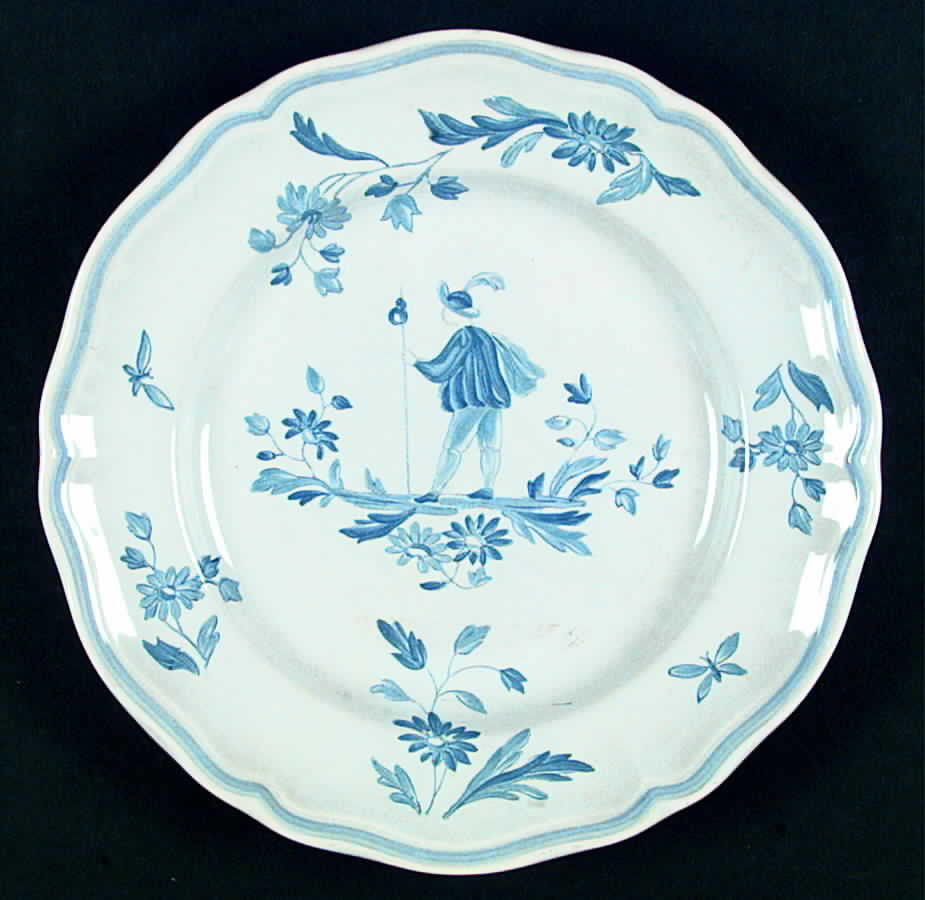 Blue Moustiers Dinner Plate by Longchamp-1