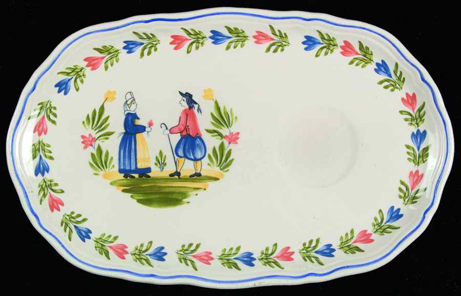 Brittany Snack Plate by Longchamp-1