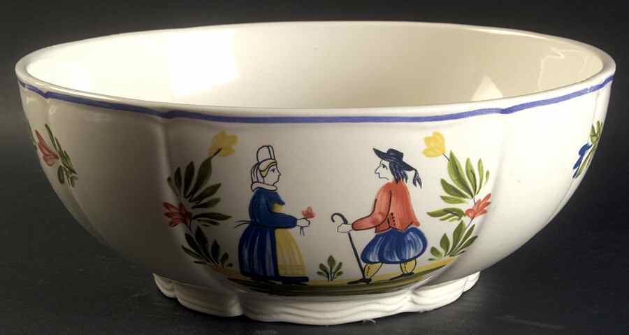 Brittany 10" Large Salad Serving Bowl by Longchamp-1