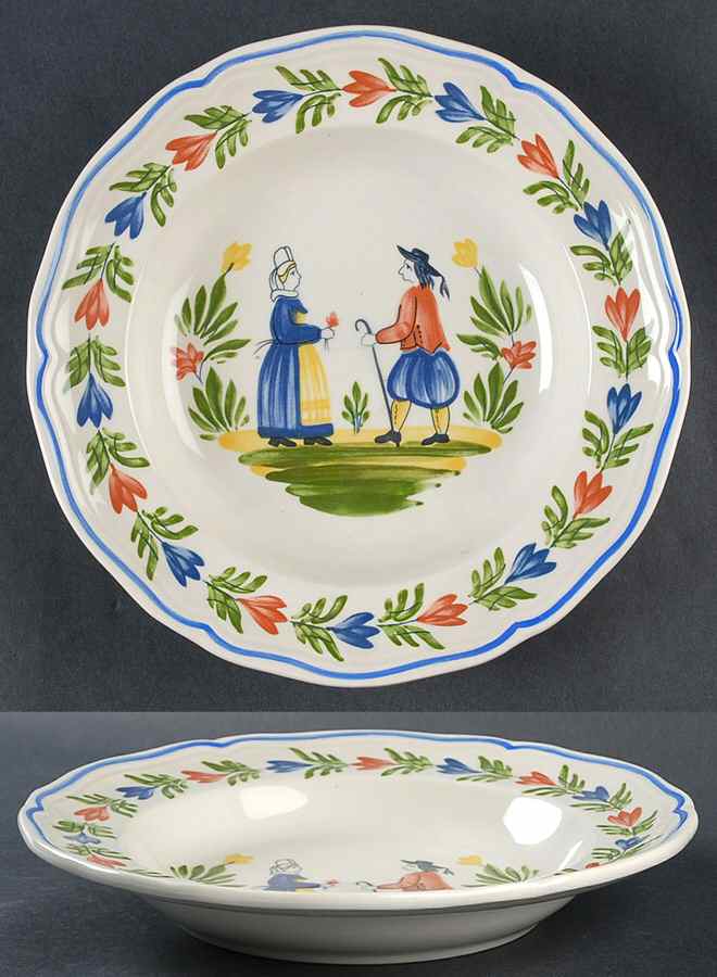 Brittany Rim Soup Bowl by Longchamp-1