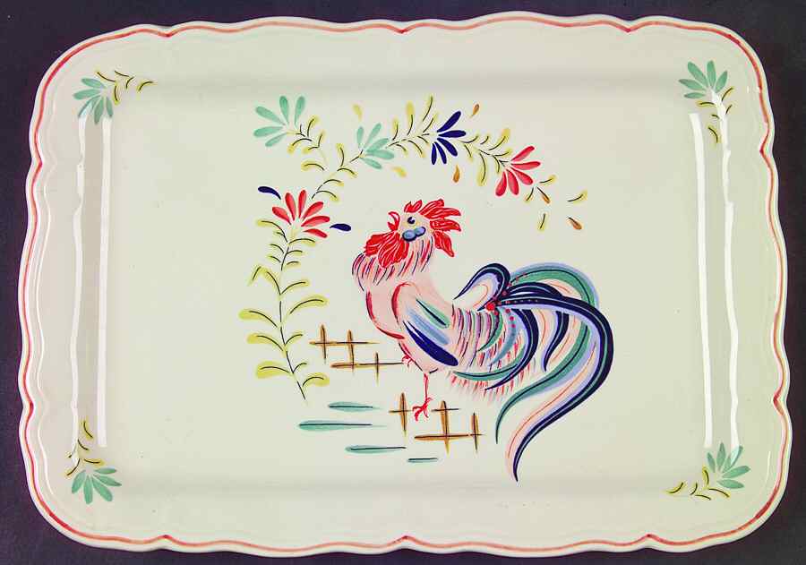 Chanticleer 13" Rectangular Serving Platter by Longchamp-1