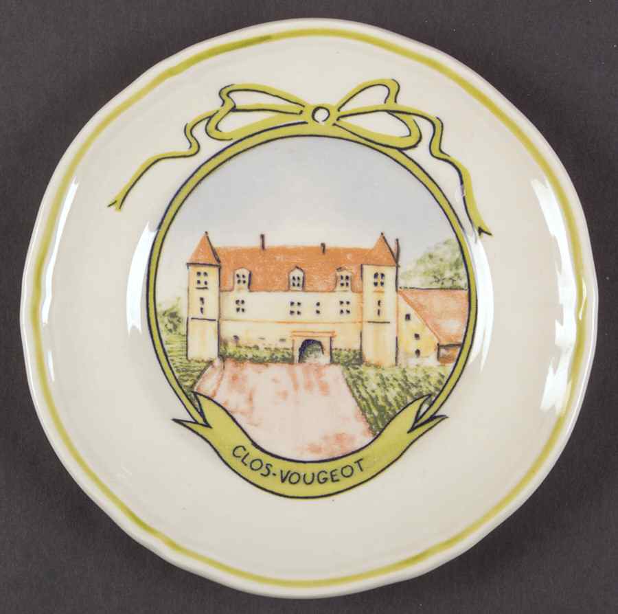 Wine Chateau Canape Plate by Longchamp-1