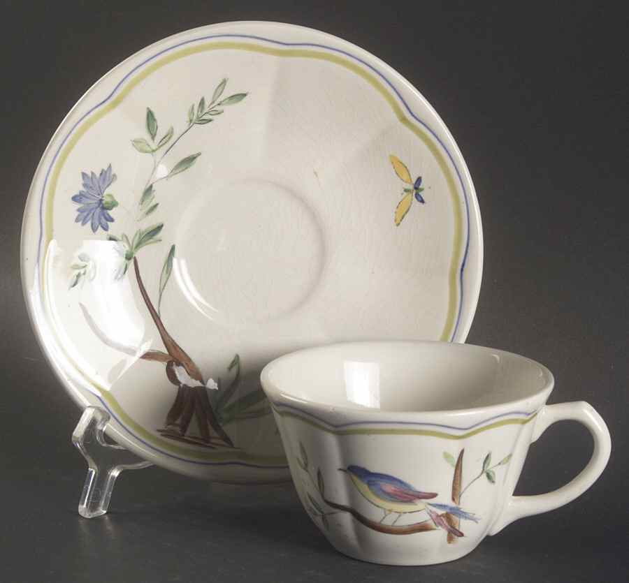 Darois Flat Cup & Saucer Set by Longchamp-1
