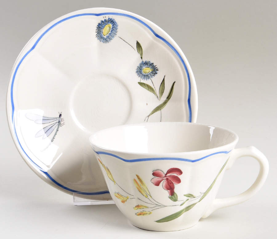 Libellule Oversized Cup & Saucer Set by Longchamp-1