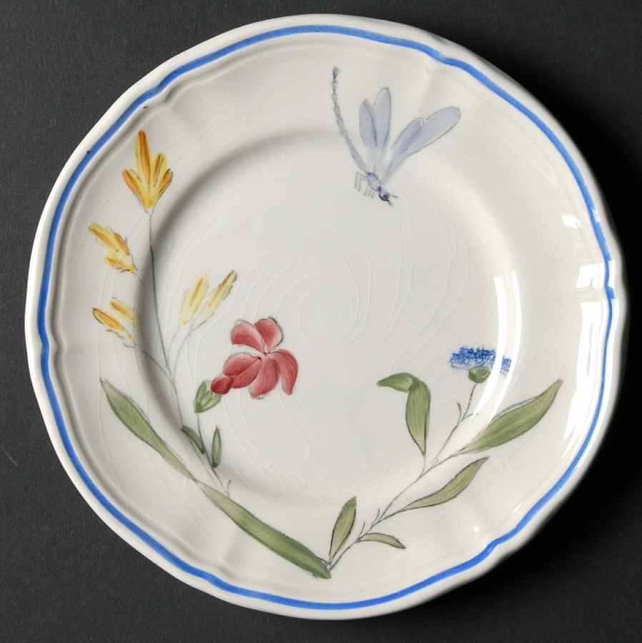 Libellule Bread & Butter Plate by Longchamp-1