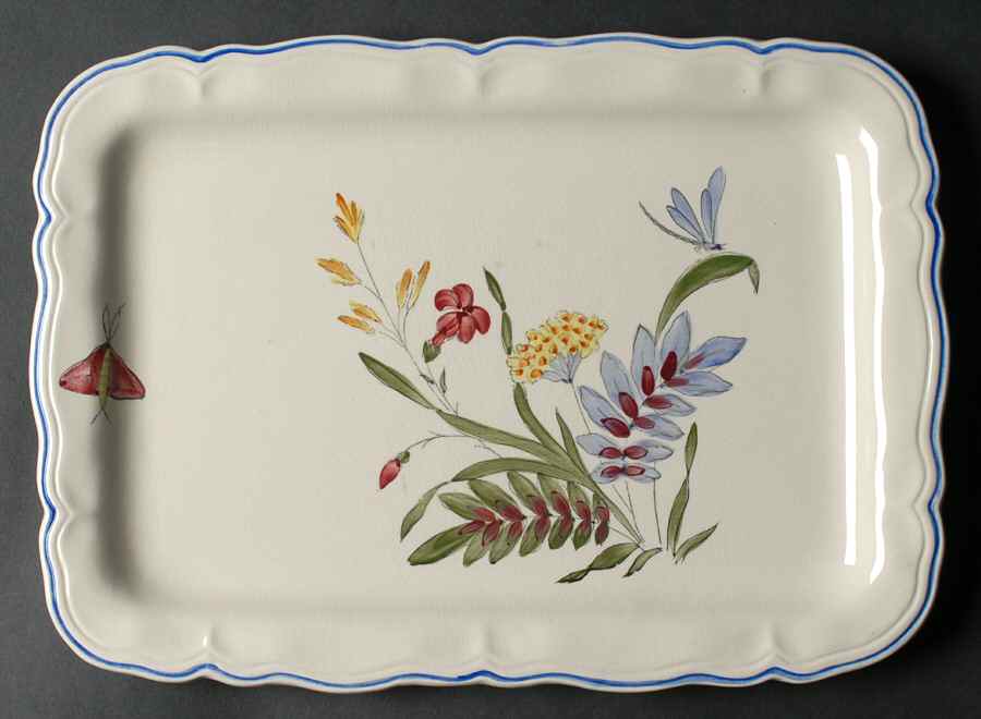 Libellule 13" Rectangular Serving Platter by Longchamp-1