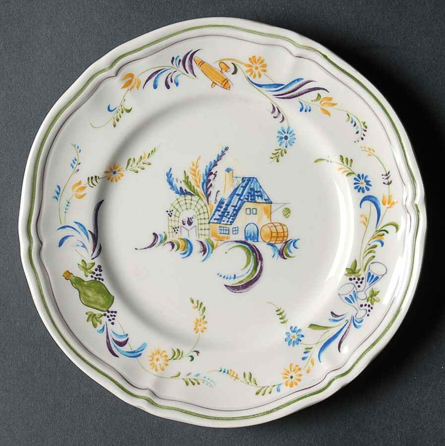 LON1 Bread & Butter Plate by Longchamp-1