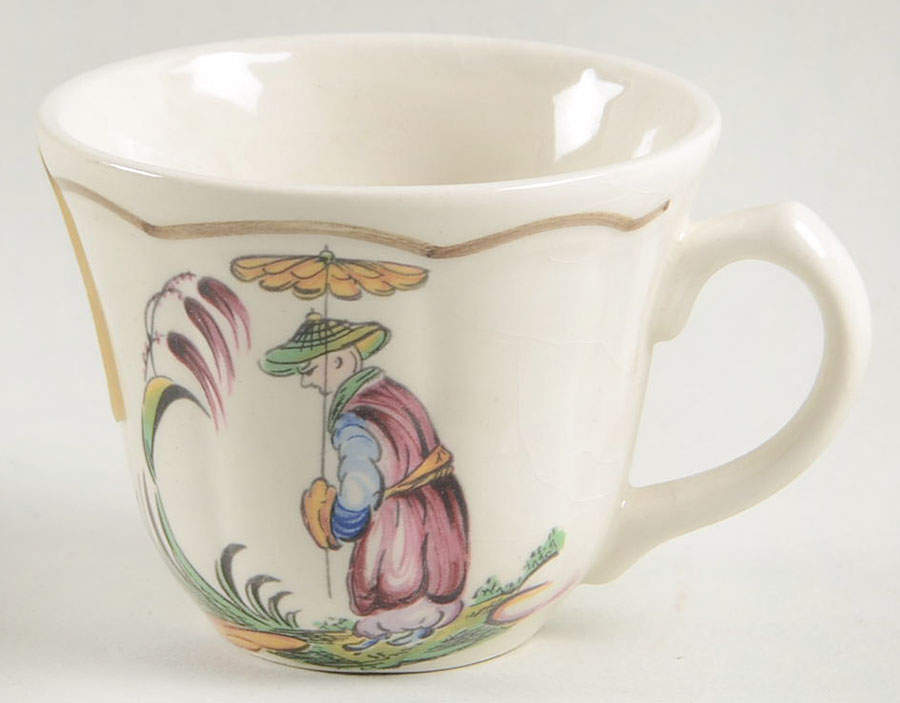 Mandarin Flat Demitasse Cup by Longchamp-1