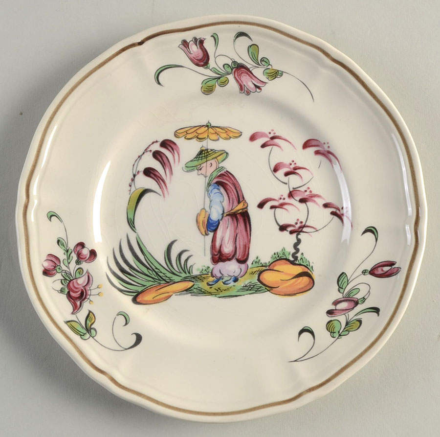 Mandarin Bread & Butter Plate by Longchamp-1
