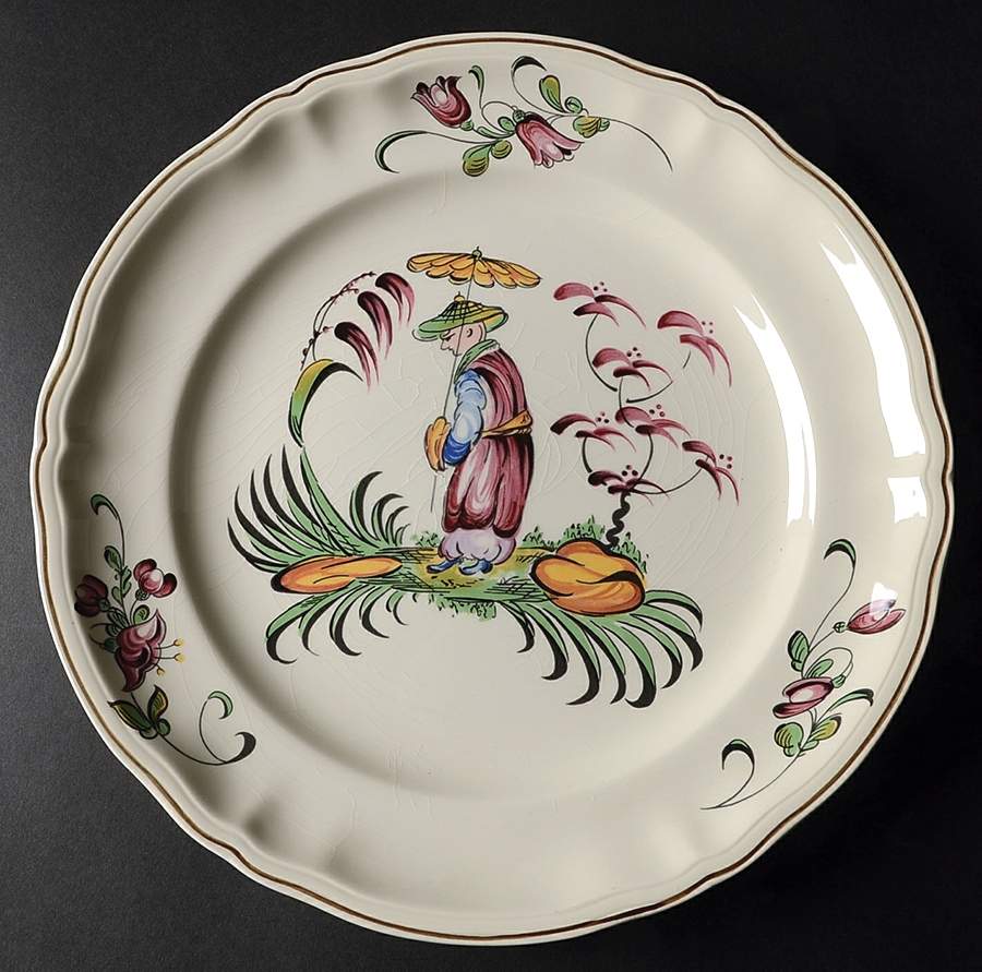 Mandarin 12" Chop Plate (Round Platter) by Longchamp-1