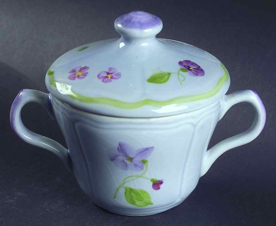 Mon Jardin Sugar Bowl & Lid by Longchamp-1