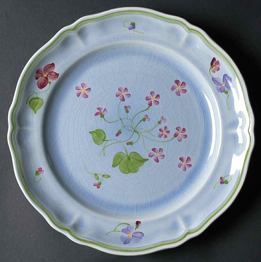 Mon Jardin 11" Chop Plate (Round Platter) by Longchamp-1