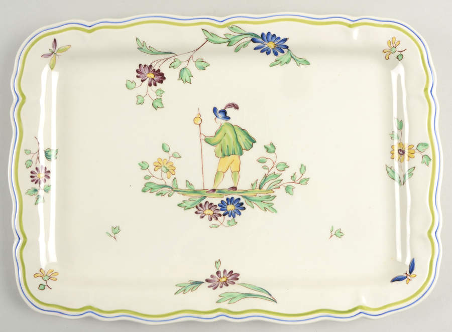 Moustiers 13" Rectangular Tray by Longchamp-1