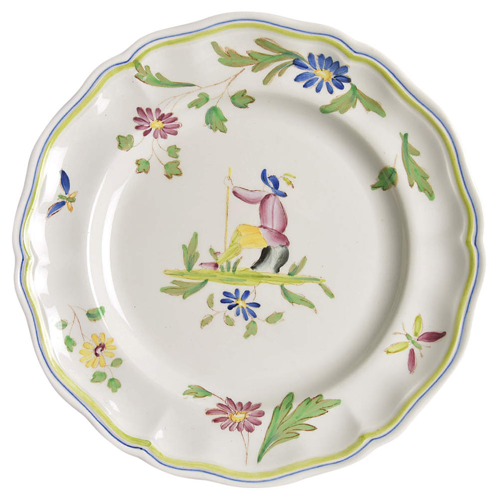 Moustiers Luncheon Plate by Longchamp-1