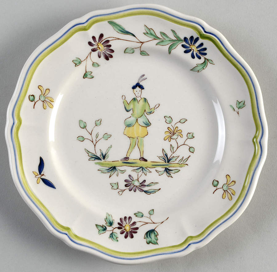 Moustiers Salad Plate by Longchamp-1