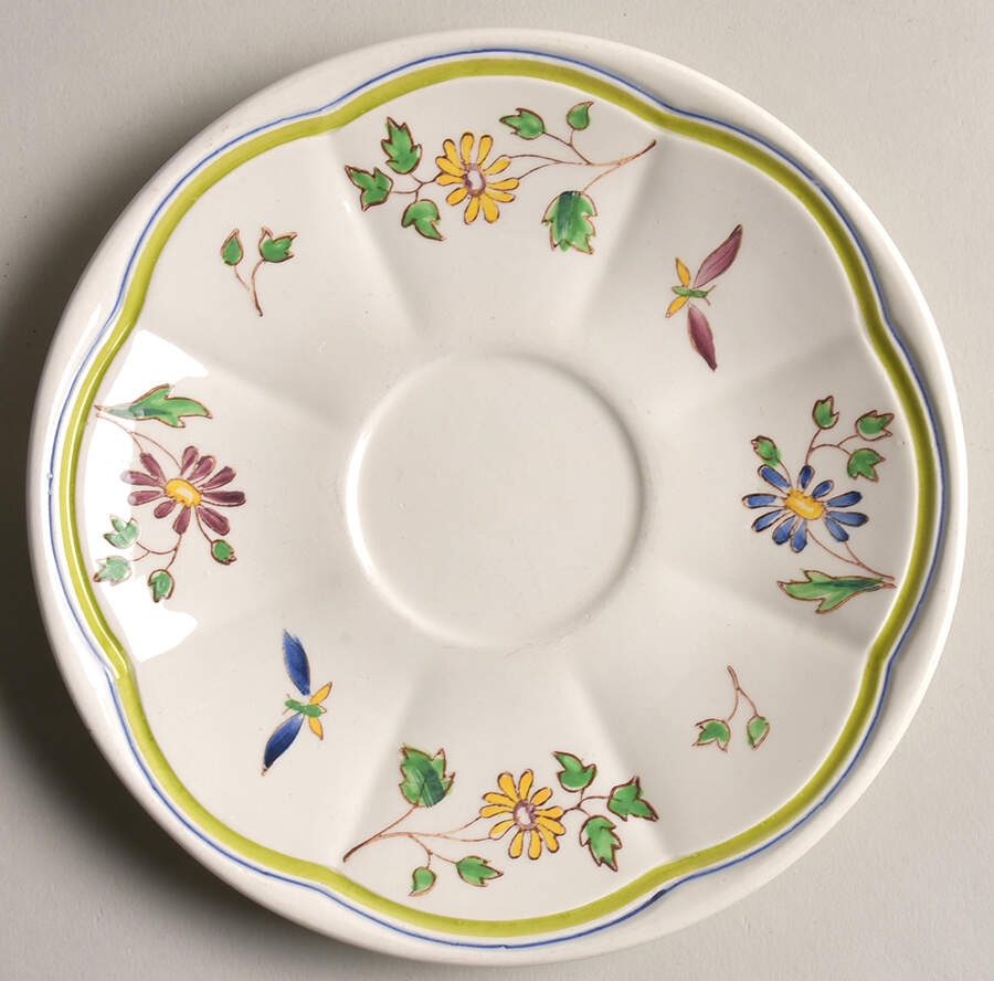 Moustiers Saucer by Longchamp-1