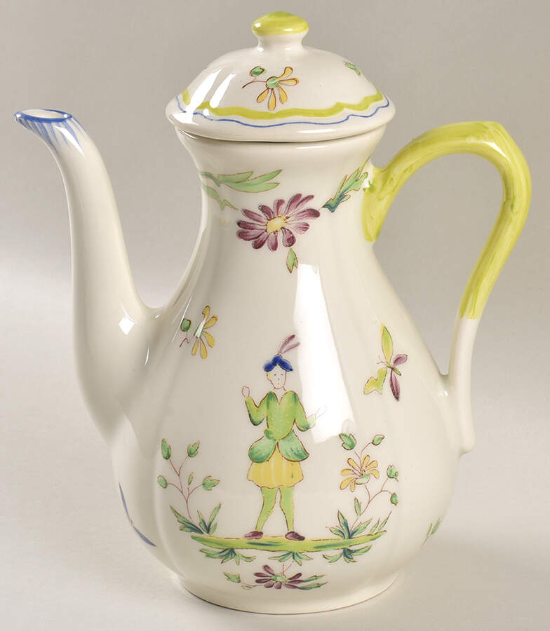 Moustiers Mini Coffee Pot & Lid by Longchamp-1