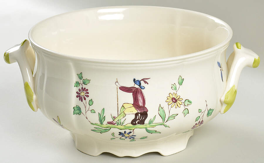 Moustiers Tureen No Lid by Longchamp-1