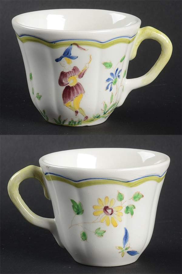 Moustiers Flat Demitasse Cup by Longchamp-1