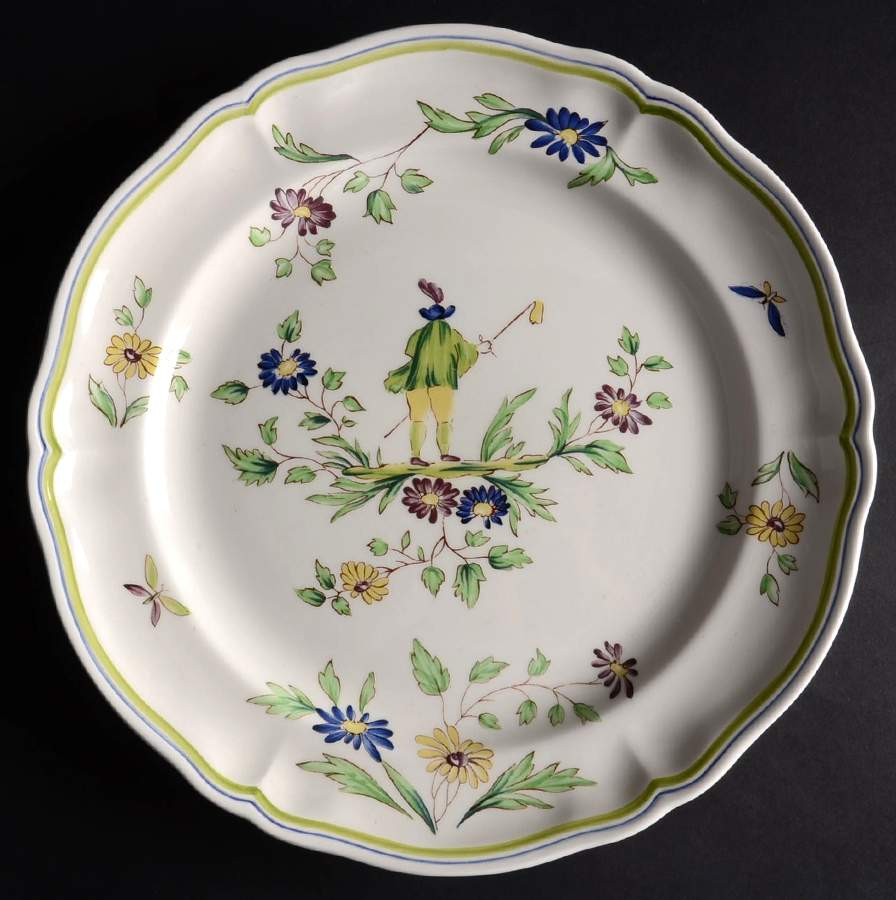 Moustiers 11" Chop Plate (Round Platter) by Longchamp-1