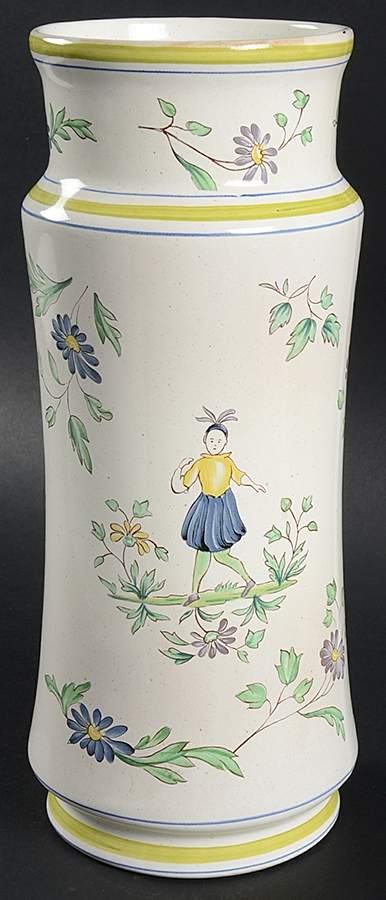 Moustiers 11" Vase by Longchamp-1