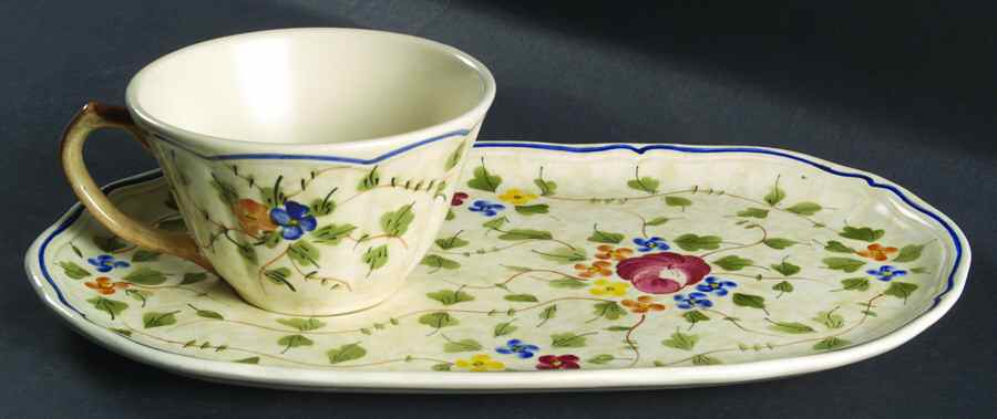 Nemours Snack Plate & Cup Set by Longchamp-1