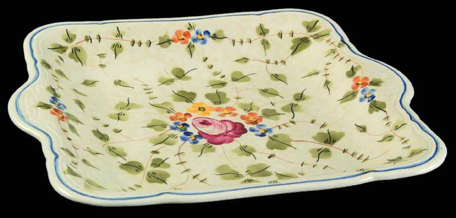 Nemours Square Cake Plate by Longchamp-1