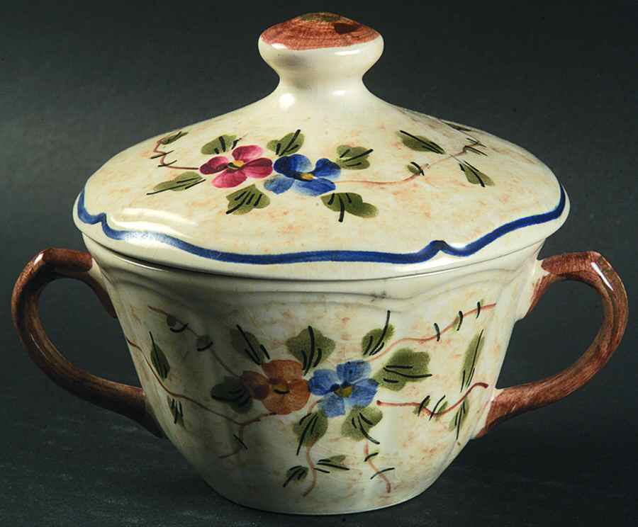 Nemours Mini Sugar Bowl & Lid by Longchamp-1