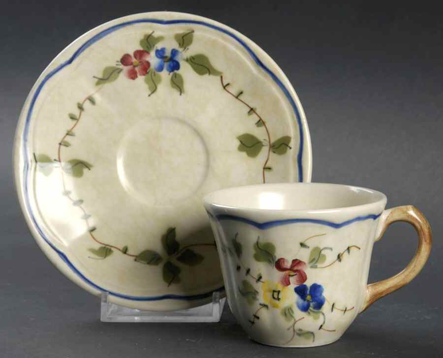 Nemours Flat Demitasse Cup & Saucer Set by Longchamp-1