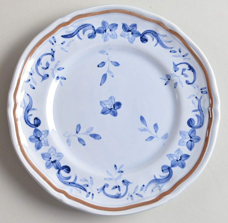 Normandie (Brown Band) Bread & Butter Plate by Longchamp-1