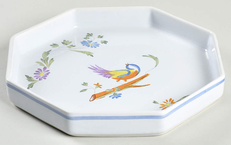 Perouges (Not French Heritage Line) 9" Octagonal Tray by Longchamp-1