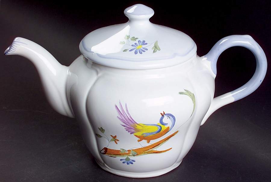 Perouges (Not French Heritage Line) Teapot & Lid by Longchamp-1