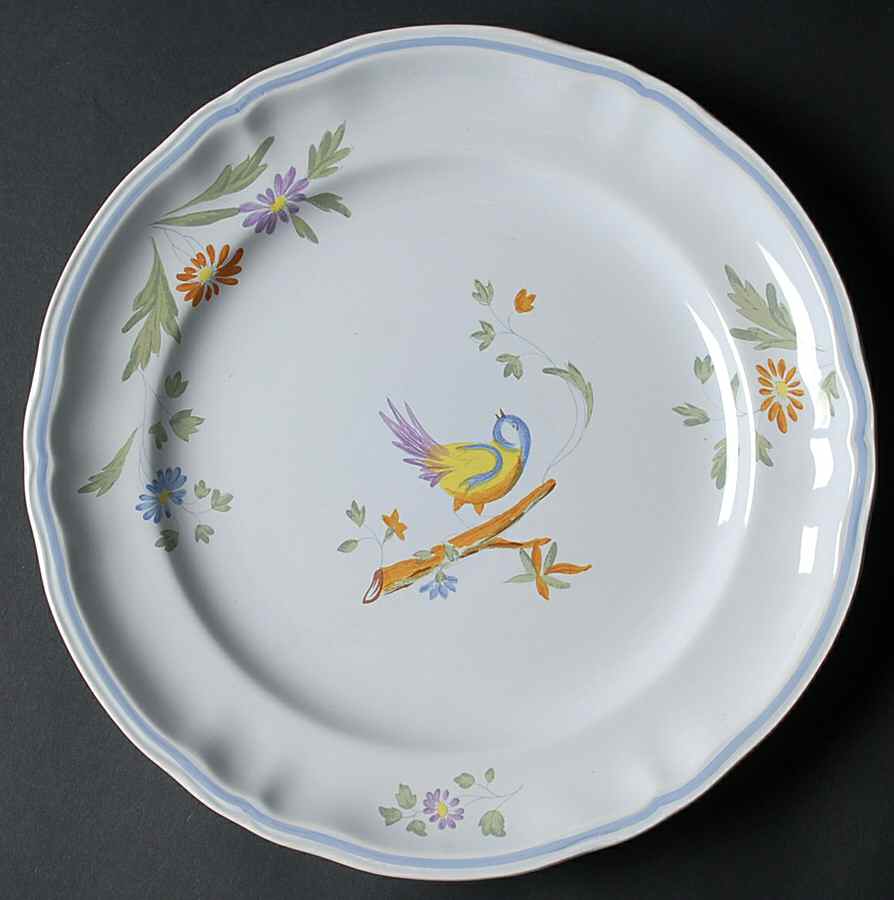 Perouges (Not French Heritage Line) 12" Chop Plate (Round Platter) by Longchamp-1