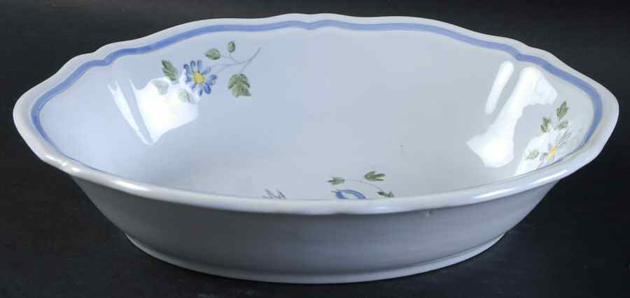 Perouges (Not French Heritage Line) 9" Oval Vegetable Bowl by Longchamp-1
