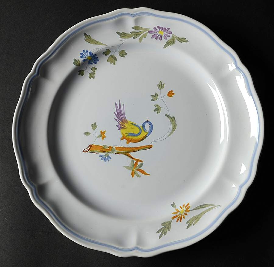 Perouges (Not French Heritage Line) 11" Chop Plate (Round Platter) by Longchamp-1