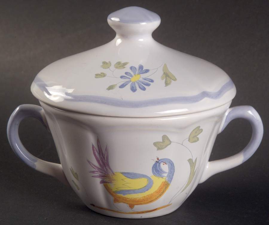 Perouges (Not French Heritage Line) Mini Sugar Bowl & Lid by Longchamp-1