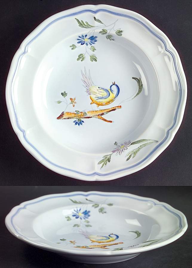 Perouges (Not French Heritage Line) Rim Soup Bowl by Longchamp-1