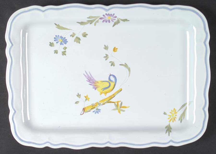 Perouges (Not French Heritage Line) 13" Rectangular Serving Platter by Longchamp-1