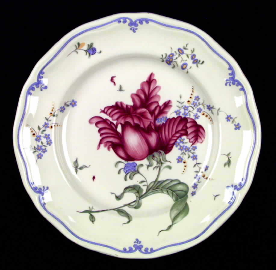 Plum Rose Dinner Plate by Longchamp-1