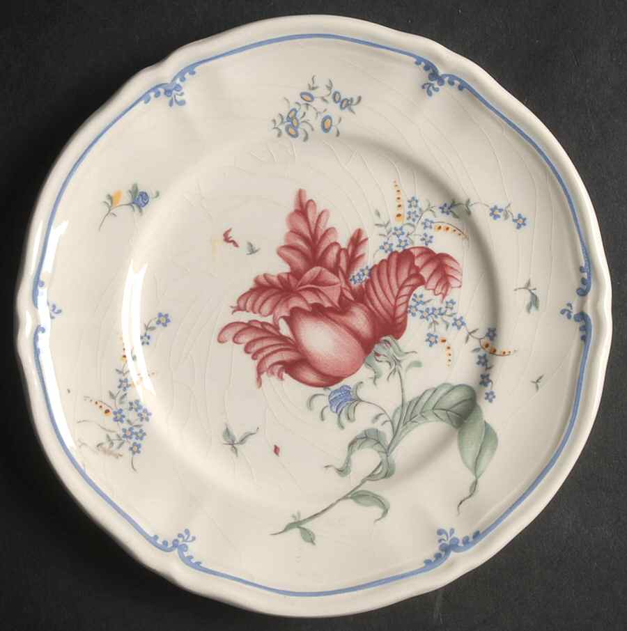 Plum Rose Bread & Butter Plate by Longchamp-1