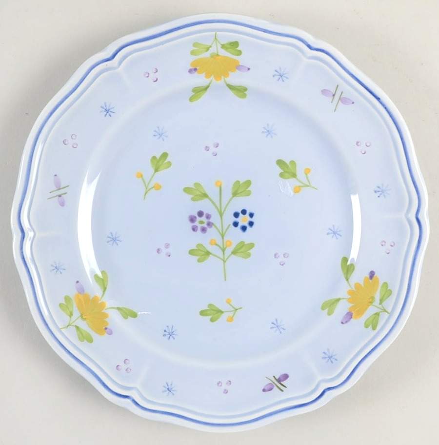 Printemps Salad Plate by Longchamp-1