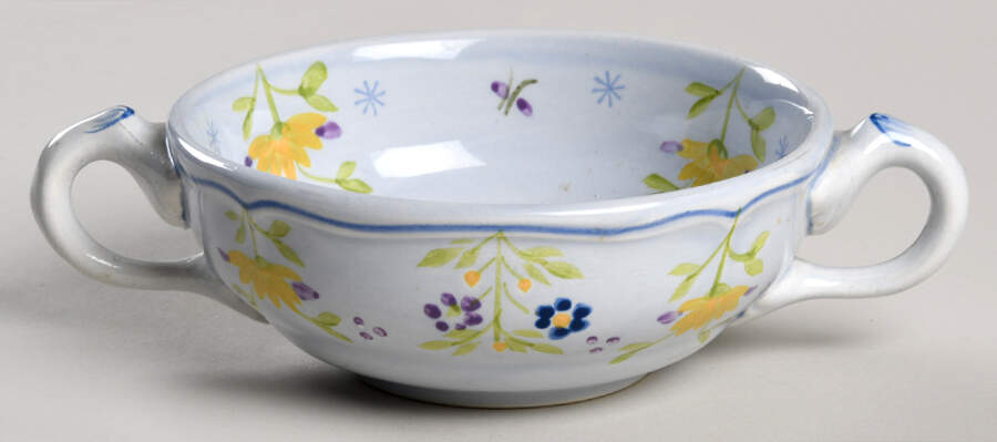 Printemps Flat Cream Soup Bowl by Longchamp-1