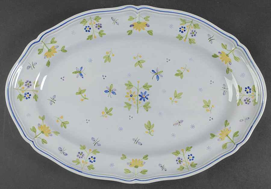 Printemps 16" Oval Serving Platter by Longchamp-1