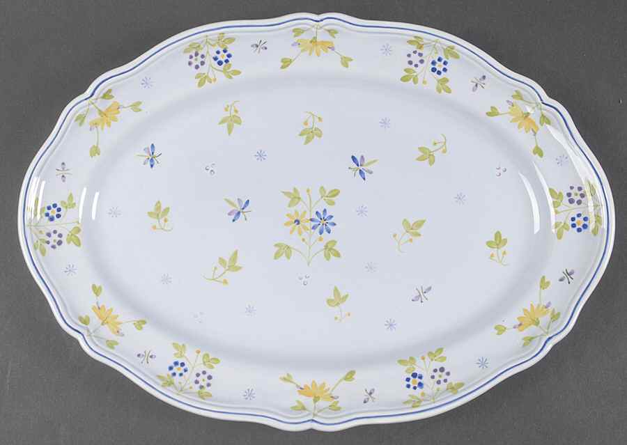 Printemps 14" Oval Serving Platter by Longchamp-1