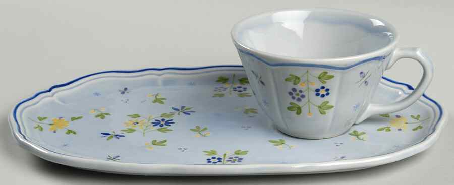 Printemps Snack Plate & Cup Set by Longchamp-1