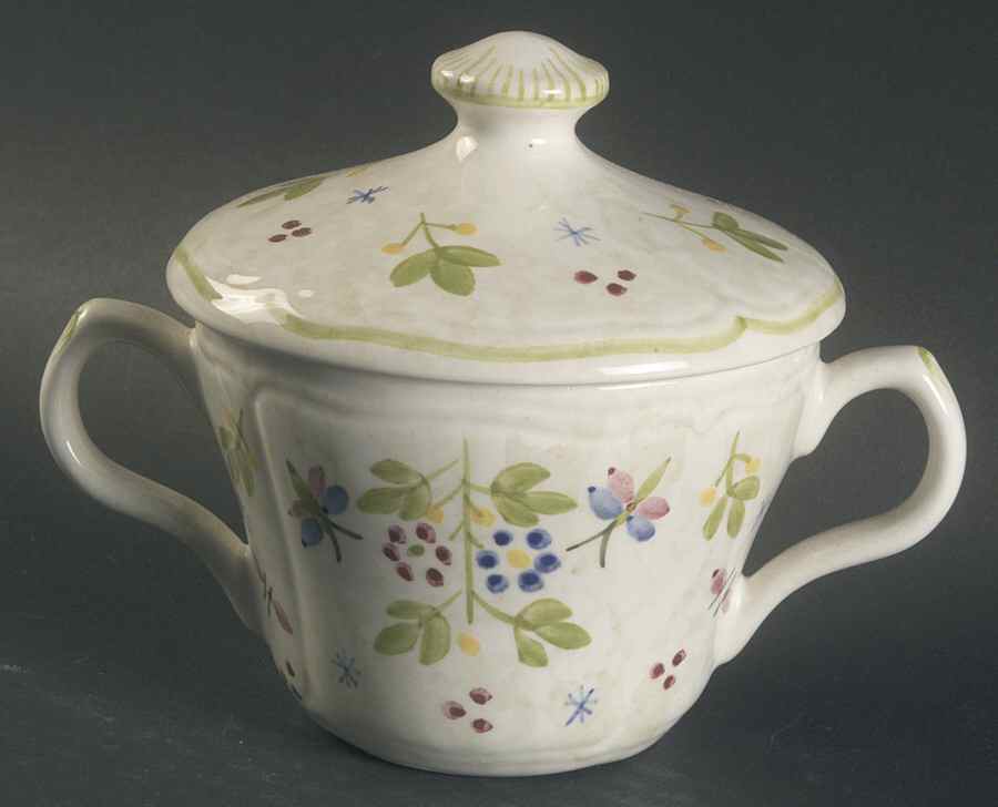 St. Tropez Sugar Bowl & Lid by Longchamp-1