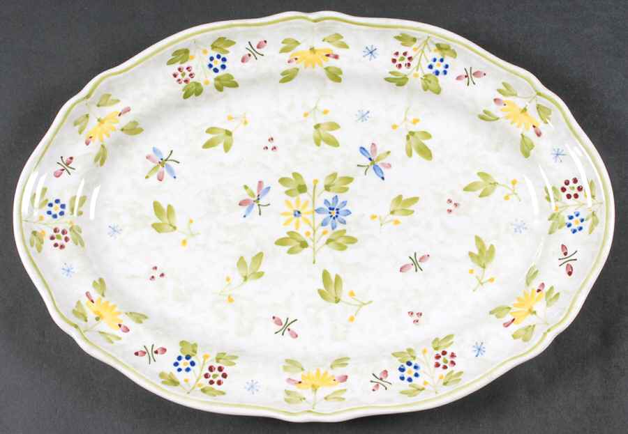 St. Tropez 14" Oval Serving Platter by Longchamp-1