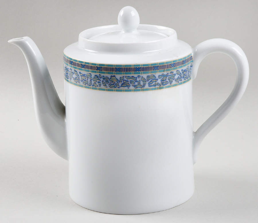 Sultan Blue Coffee Pot & Lid by Longchamp-1