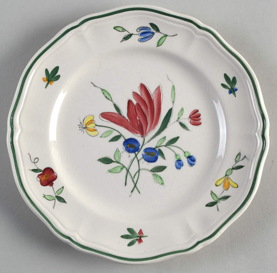 Tulip Salad Plate by Longchamp-1